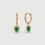 Liu Guang Earrings – 18K Vermeil · Natural Gemstone