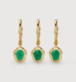 Liu Guang Earrings – 18K Vermeil · Natural Gemstone - Image 3
