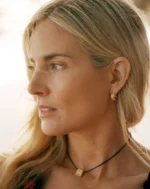 ALESSIA LOVE Waffle Hoop Earrings - Image 3