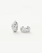 ALESSIA LOVE Waffle Hoop Earrings - Image 4