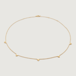 ALESSIA LOVE Heart Station Chain Necklace