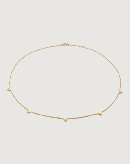 ALESSIA LOVE Heart Station Chain Necklace