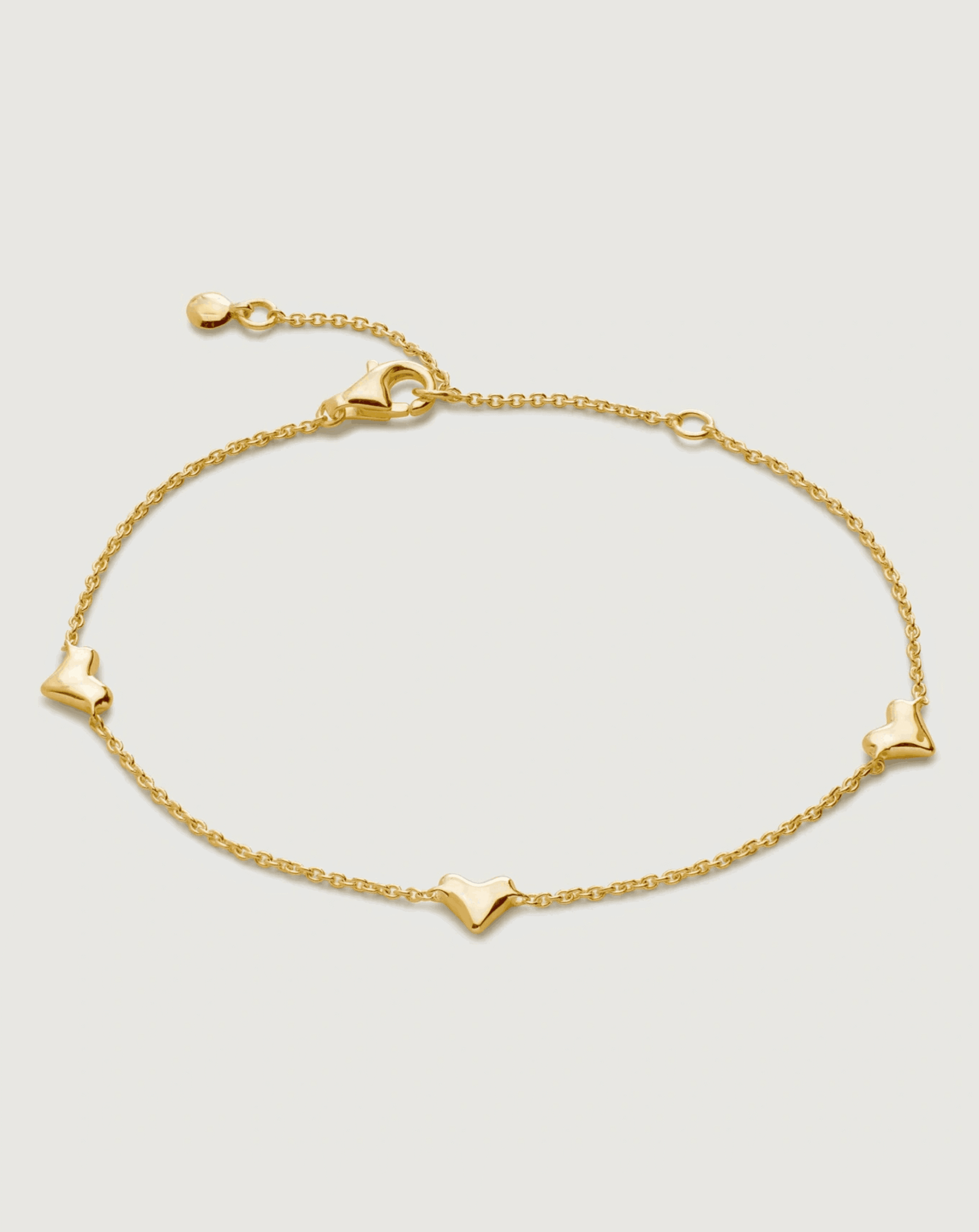1 ALESSIA LOVE Heart Station Chain Bracelet - Image 1