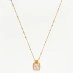 ALESSIA LOVE Natural Stone Pendant Necklace