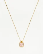 ALESSIA LOVE Natural Stone Pendant Necklace