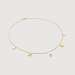 ALESSIA LOVE Baroque Pearl Coin Necklace