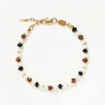 ALESSIA LOVE Pearl & Gem Beaded Bracelet