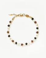 ALESSIA LOVE Pearl & Gem Beaded Bracelet