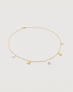 ALESSIA LOVE Baroque Pearl Coin Necklace