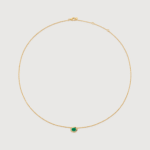 ALESSIA LOVE Minimal Gemstone Necklace