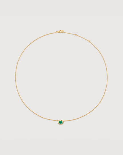 ALESSIA LOVE Minimal Gemstone Necklace