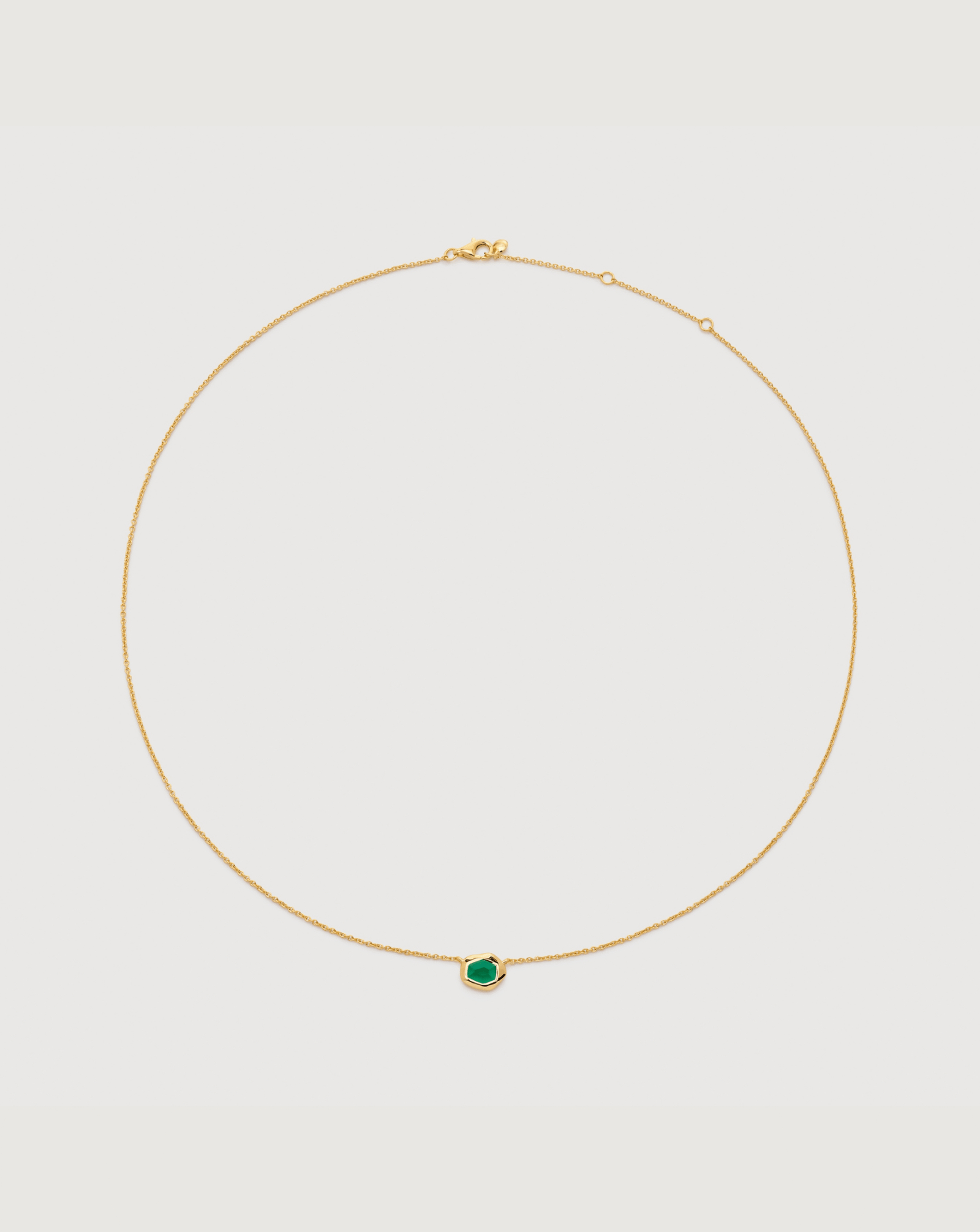 1 ALESSIA LOVE Minimal Gemstone Necklace - Image 1