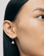 ALESSIA LOVE Heart Drop Huggie Earrings - Image 10