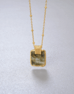 ALESSIA LOVE Natural Stone Pendant Necklace - Image 7