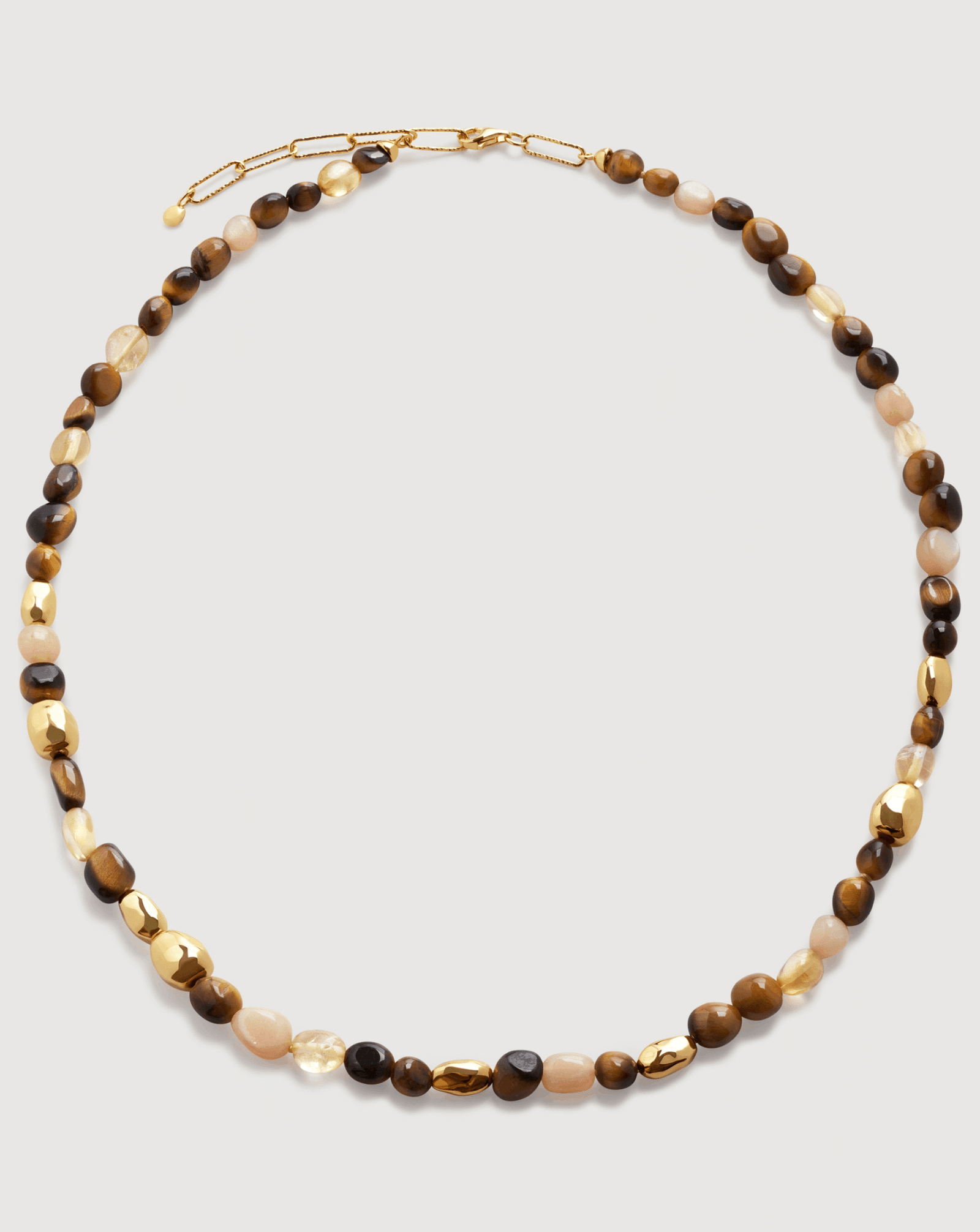 1_副本 ALESSIA LOVE Natural Gemstone Beaded Necklace - Image 1