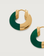 ALESSIA LOVE Semi-Gemstone Hoop Earrings - Image 17