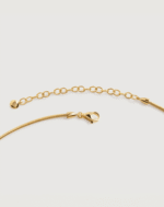 ALESSIA LOVE Geometric Gemstone Snake Chain Necklace - Image 3