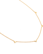 ALESSIA LOVE Heart Station Chain Necklace - Image 3