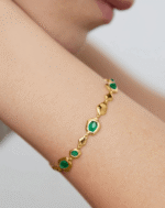 ALESSIA LOVE Gemstone Pebble Chain Bracelet - Image 3