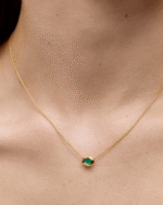 ALESSIA LOVE Minimal Gemstone Necklace - Image 4