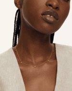 ALESSIA LOVE Heart Station Chain Necklace - Image 4