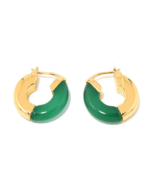 ALESSIA LOVE Semi-Gemstone Hoop Earrings - Image 15