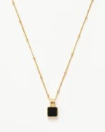 ALESSIA LOVE Square Gemstone Necklace - Image 5