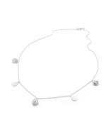 ALESSIA LOVE Baroque Pearl Coin Necklace - Image 5