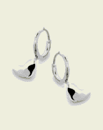 ALESSIA LOVE Heart Drop Huggie Earrings - Image 6