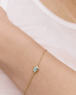 ALESSIA LOVE Single Gem Pebble Bracelet - Image 6
