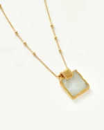 ALESSIA LOVE Natural Stone Pendant Necklace - Image 8