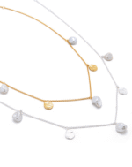 ALESSIA LOVE Baroque Pearl Coin Necklace - Image 6