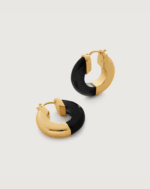 ALESSIA LOVE Semi-Gemstone Hoop Earrings - Image 12
