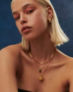 ALESSIA LOVE Square Gemstone Necklace - Image 7