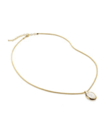 ALESSIA LOVE Geometric Gemstone Snake Chain Necklace - Image 8