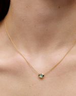 ALESSIA LOVE Minimal Gemstone Necklace - Image 8