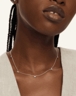 ALESSIA LOVE Heart Station Chain Necklace - Image 8