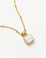 ALESSIA LOVE Square Gemstone Necklace - Image 8