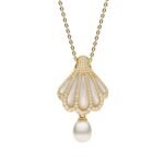 ALESSIA LOVE Shell Pearl Necklace｜Mother-of-Pearl Pendant
