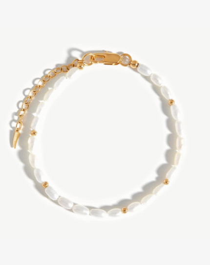 ALESSIA LOVE Freshwater Rice Pearl Bracelet
