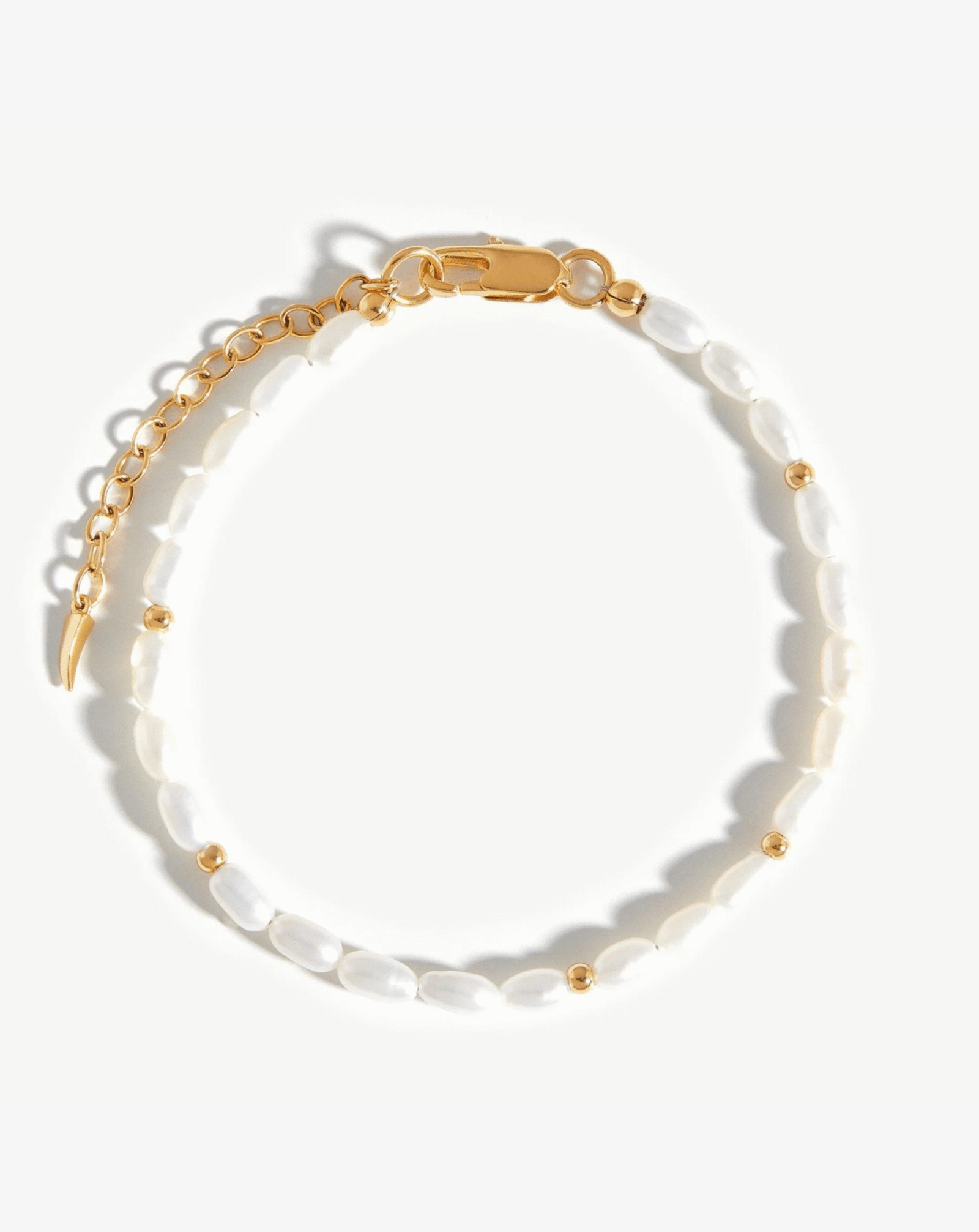 1 ALESSIA LOVE Freshwater Rice Pearl Bracelet - Image 1
