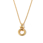 ALESSIA LOVE Circular Pendant Necklace