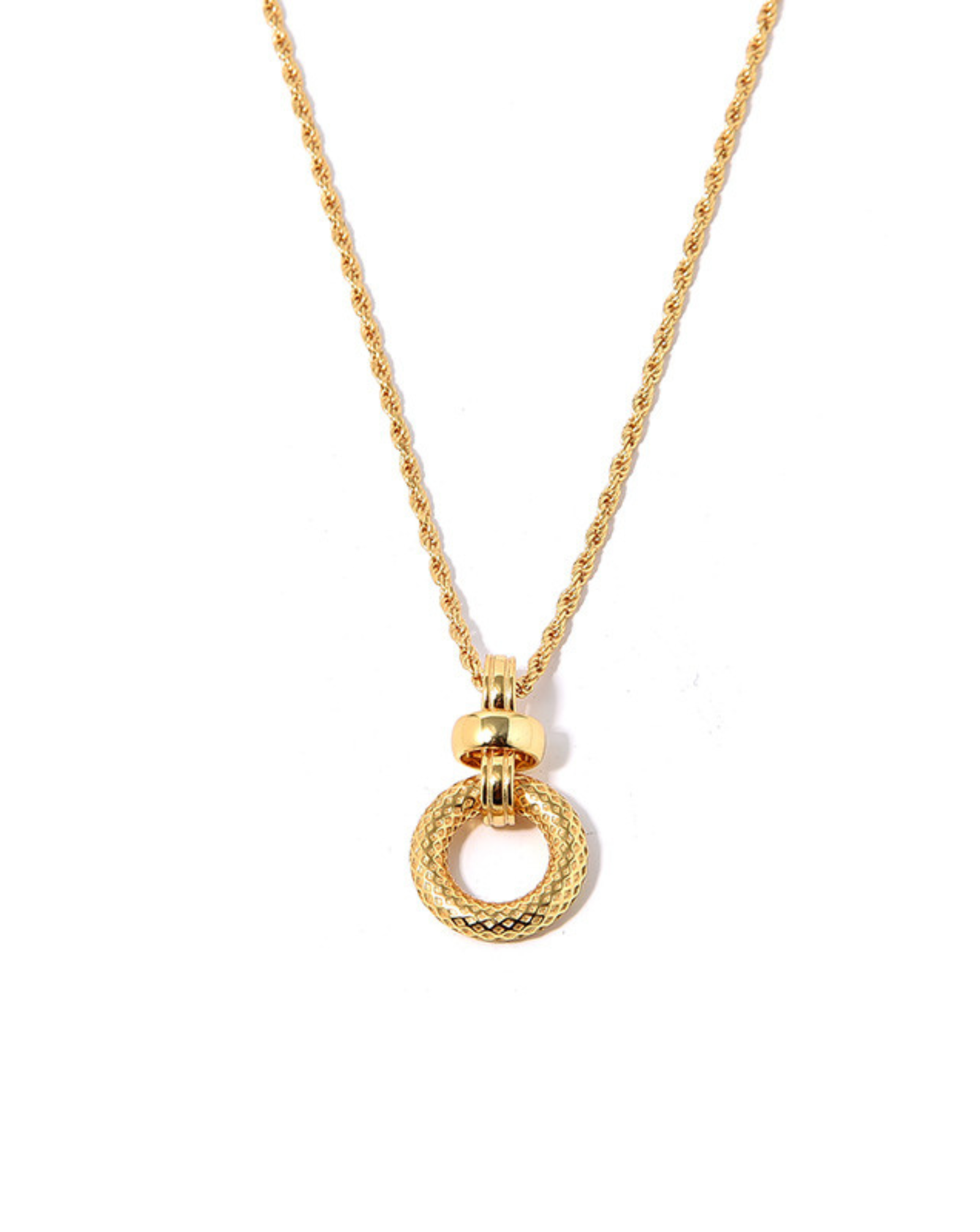 1 ALESSIA LOVE Circular Pendant Necklace - Image 1