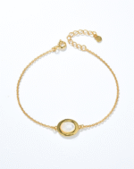 ALESSIA LOVE Natural Moonstone Bracelet