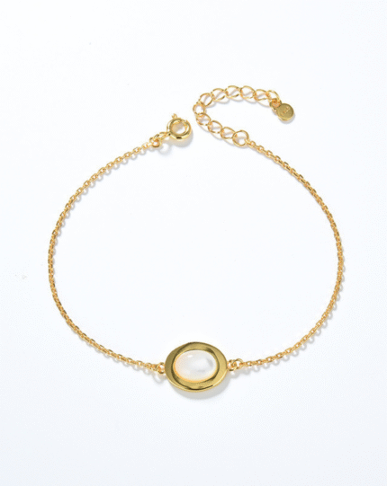 ALESSIA LOVE Natural Moonstone Bracelet