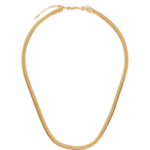 ALESSIA LOVE Flat Snake Chain Necklace