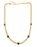 ALESSIA LOVE Jelly Heart Gemstone Charm Necklace - Image 10