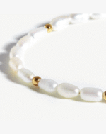 ALESSIA LOVE Freshwater Rice Pearl Bracelet - Image 2