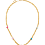 ALESSIA LOVE Jelly Heart Gemstone Charm Necklace