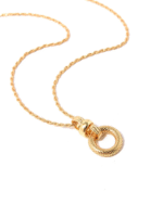 ALESSIA LOVE Circular Pendant Necklace - Image 3